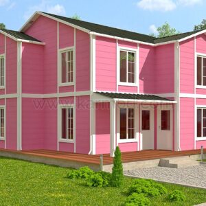 147 m2 Prefabrik Villa Modeli: Pembe Köşk